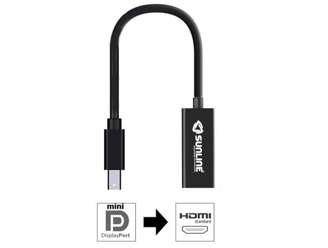 Sunline 170624 Mini DisplayPort-Hdmi Dönüştürücü