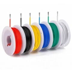 6 Renk 18Awg 30 Metre Montaj Kablosu Seti