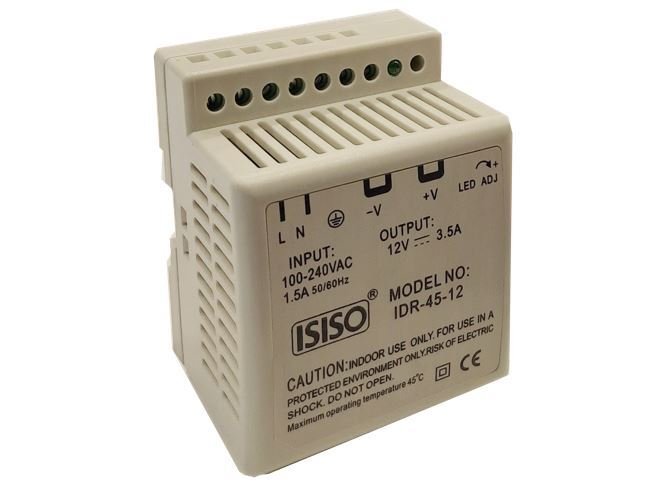 IDR-45-12 Raya Montaj Switching Güç Kaynaği