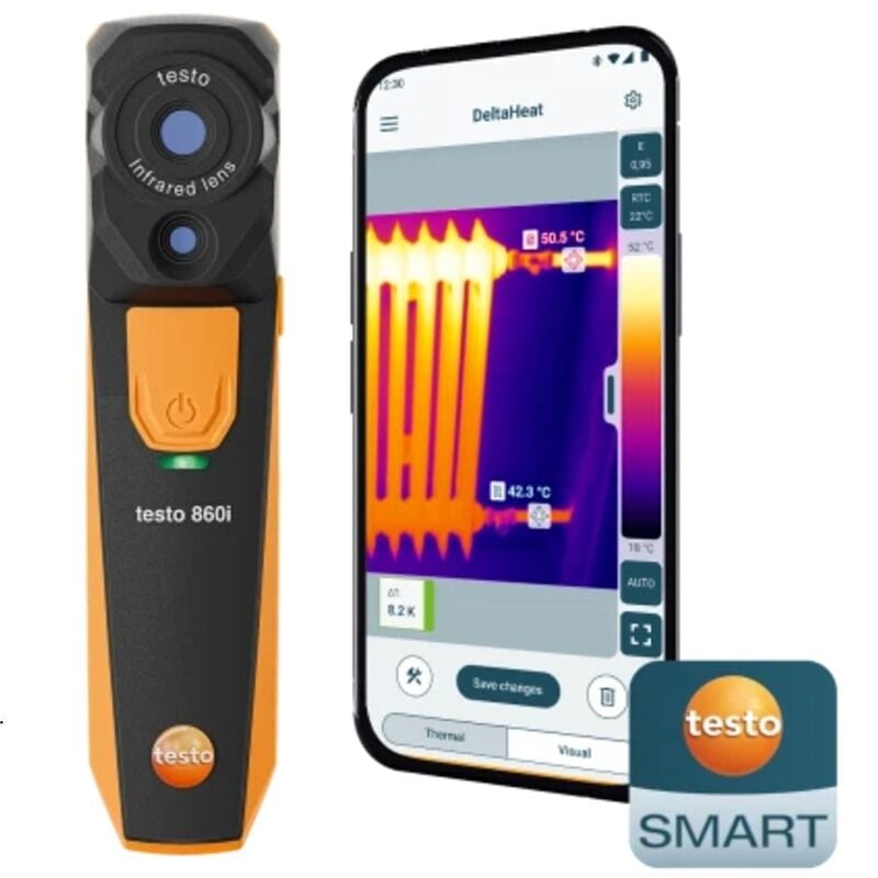 Testo 860İ 256x192 Akıllı telefonlar İçin Termal Kamera