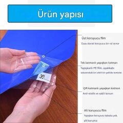 Sticky Mat 45x90cm Yapışkanlı Toz Alıcı Paspas