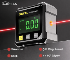 Loyka 5521 Dijital Eğim Açı Ölçer