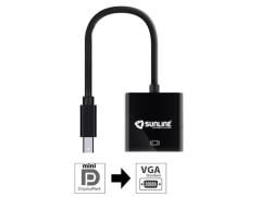 Sunline 170607 Mini Displayport-DP/VGA Dönüştürücü