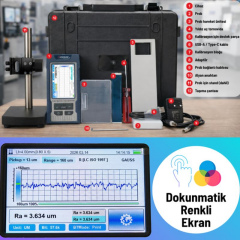Dasqua 1804-6315 Dijital Yüzey Pürüzlülük Ölçer