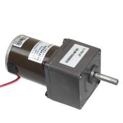 24VDC 1.8A Çap 60mm 3000rpm Redüktörlü Motor