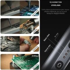 Tbk BK-007 Mini Elektrikli Tornavida Tamir Alet Seti