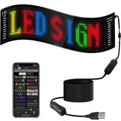5V Usb Esnek Matris Led Ekran Panel
