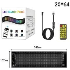 5V Usb Esnek Matris Led Ekran Panel