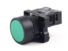 XB2-EA31 Yeşil 22mm Plastik Yaylı Buton