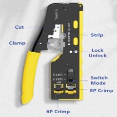 HT-718 Bıçaklı Yeni Nesil Sıkma Pensesi