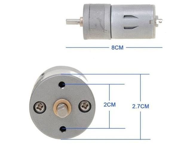 3-9V Dc 281 Rpm Redüktörlü Motor