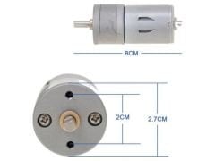 3-9V Dc 281 Rpm Redüktörlü Motor