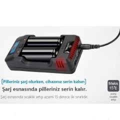 Xtar VP2 Li-ion Akıllı Pil Şarj Aleti