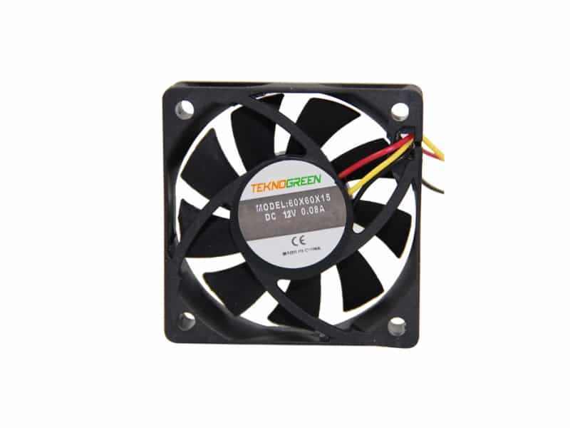 60x60x15mm 12V 3 Pin Kasa Fanı