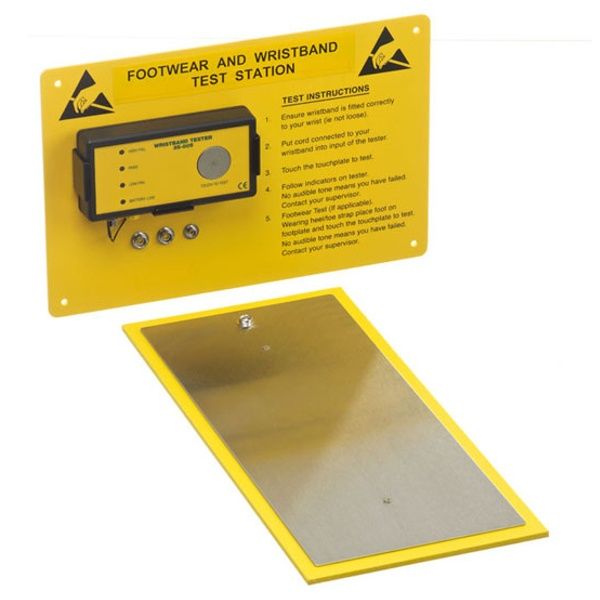 Antistatik Esd Bileklik ve Ayakkabı Kontrol ve Test Cihazı