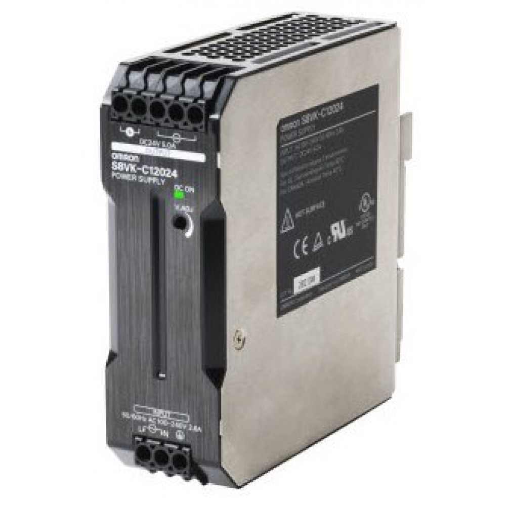 Omron 24V DC 5A S8VK-C12024 Ray Tipi Güç Kaynağı