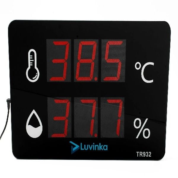 Luvinka TR932 Duvar Tipi Dijital Termo&Higrometre | 40cm Ekran