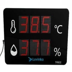 Luvinka TR932 Duvar Tipi Dijital Termo&Higrometre | 40cm Ekran
