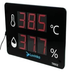 Luvinka TR932 Duvar Tipi Dijital Termo&Higrometre | 40cm Ekran