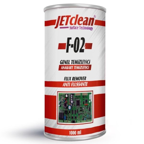 JetClean F-02 1000ml Sıvı Anakart Flux Temizleyici