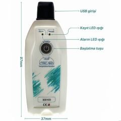 Inkatech TRC60 Tek Kullanımlık Sıcaklık Kaydedici Datalogger | Otomatik PDF Rapor