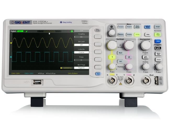 Siglent SDS1102CML+ 100MHz Çift Kanallı Dijital Osiloskop