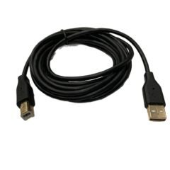 USB 2.0 Şeffaf 3 mt Yazıcı Kablosu