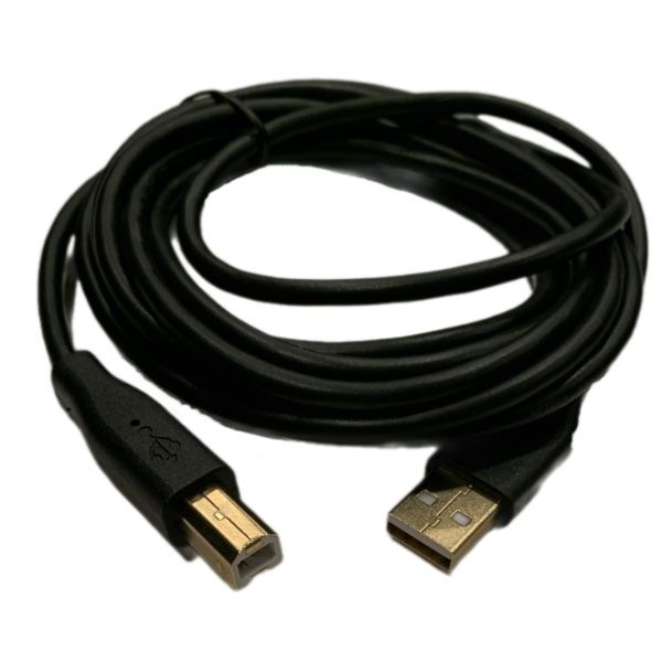 USB 2.0 Şeffaf 3 mt Yazıcı Kablosu