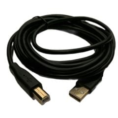 USB 2.0 Şeffaf 3 mt Yazıcı Kablosu