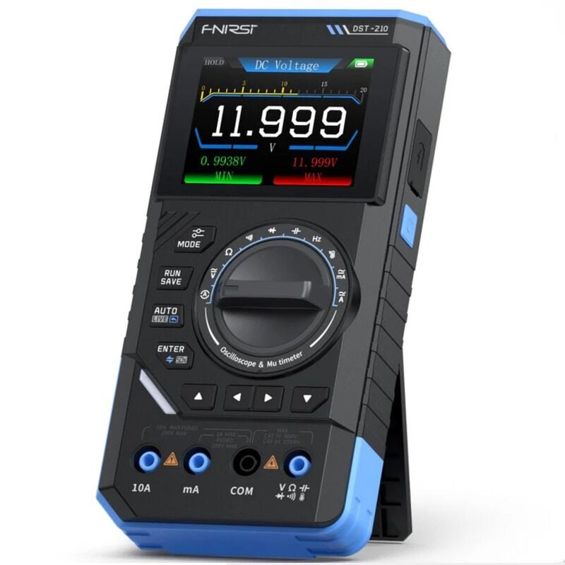 Fnirsi DST-210 3’ü 1 Arada El Tipi Osiloskop + Multimetre + Sinyal Jeneratörü
