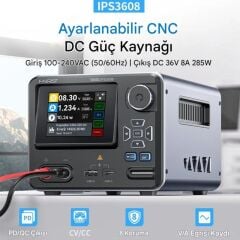 Fnirsi IPS3608 36V 8A Akıllı Ayarlanabilir DC Güç Kaynağı