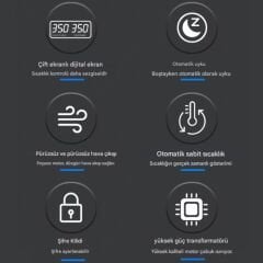 Sunline 866D+ Brushless Sıcak Hava Üflemeli Havya İstasyonu