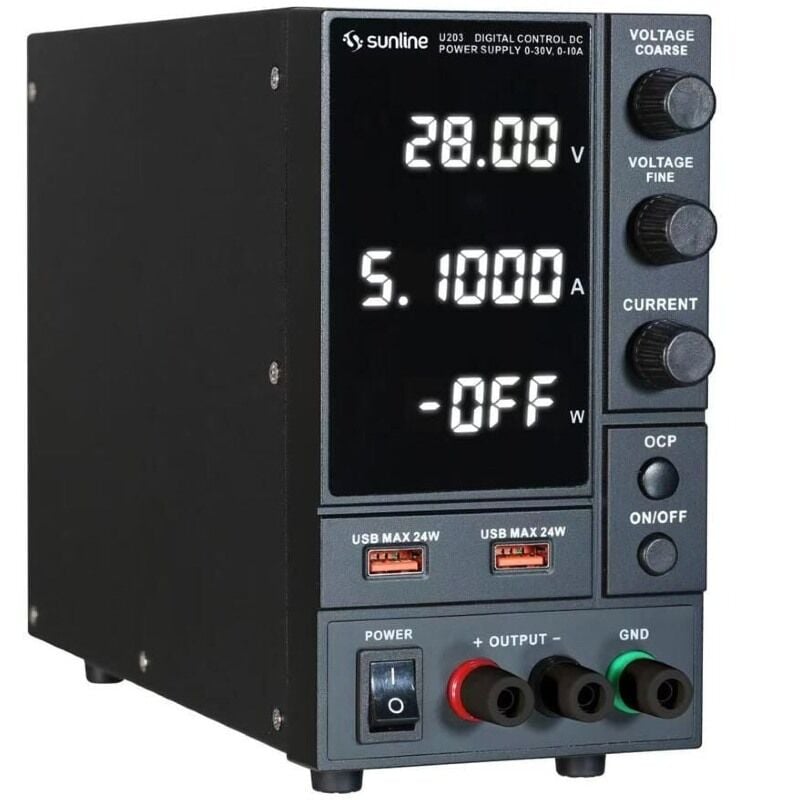 Sunline U203 30V 10A Programlanabilir Dc Güç Kaynağı