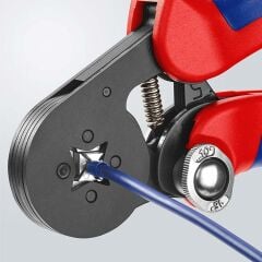 Knipex 97 53 04 Dört Köşe Terminal Yüksük Sıkma Pensesi
