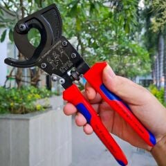 Knipex 95 31 250 Cırcır Mekanizmalı Kablo Kesici