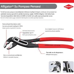 Knipex 88 01 180 Fort Pense Alligator 180mm