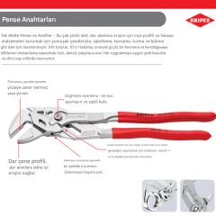 Knipex 86 03 125 Mini Pense Anahtar 125mm