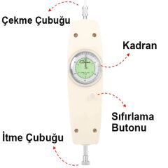 Loyka NK-300 Analog Dinamometre Kuvvet Ölçer