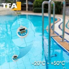 TFA 30.1068.02 Güneş Enerjili Havuz Termometresi