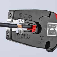Knipex 12 42 195 Otomatik Kablo Soyma Sıyırma Pensesi