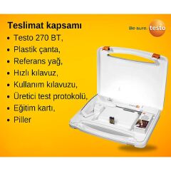 Testo 270 BT Akıllı Kızartma Yağı Kalite Ölçer