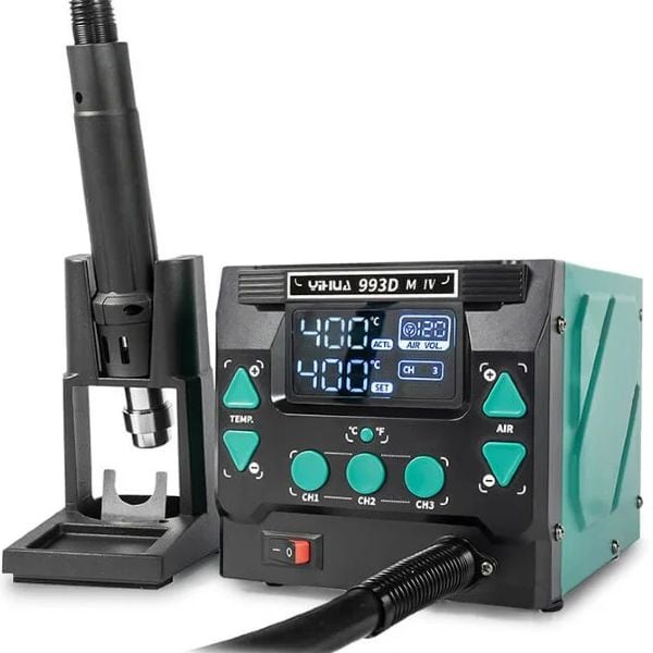 Yihua 993DM IV 1000W Sıcak Hava Onarım İstasyonu