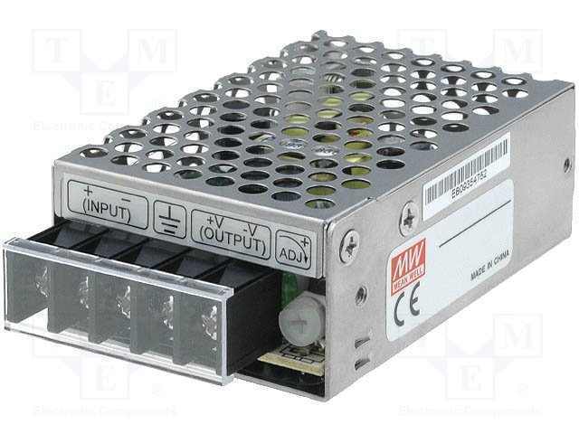 Mean Well SD-15A-12 Tek Çıkış 9.2~18V Giriş 12V Çıkış DC-DC Converter