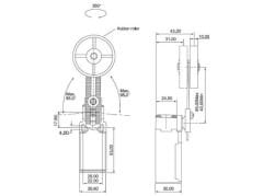 Cntd Cls-191 50mm Makaralı Limit Switch