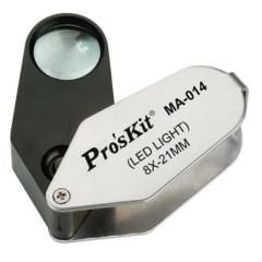 Proskit MA-014 Işıklı Büyüteç 8x21mm