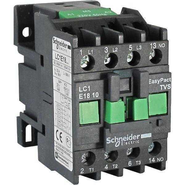 3Kutup Kontaktor 1NA 4KW 220VAC TVS Serisi LC1E0910M5