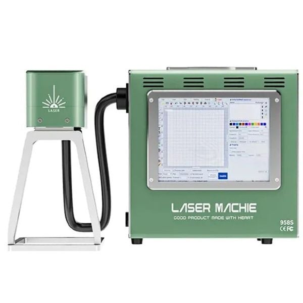 Tbk 958S 20W Taşınabilir Lazer Baskı ve Markalama Makinesi