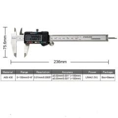 Proskit PD-151 150mm Dijital Kumpas