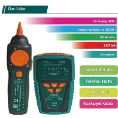 Proskit MT-7028 Network Kablo Test Cihazı Prob Kit