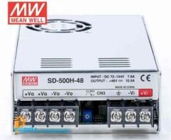 Mean Well SD-500H-48 Tek Çıkış 72-144 V Giriş 48V Çıkış 500W DC-DC Converter